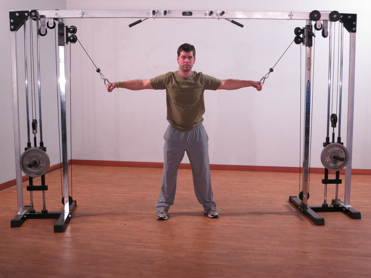 Crossover Diy Cable Row Machine Cable Crossover Homemade Cable Row