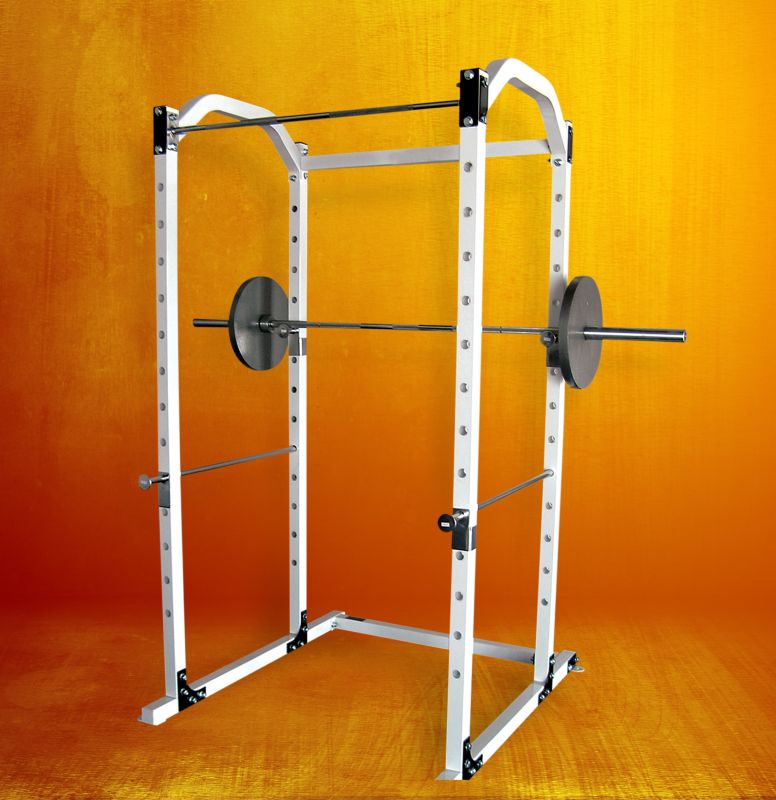 Commercial Power Rack Color SILVER ONLY