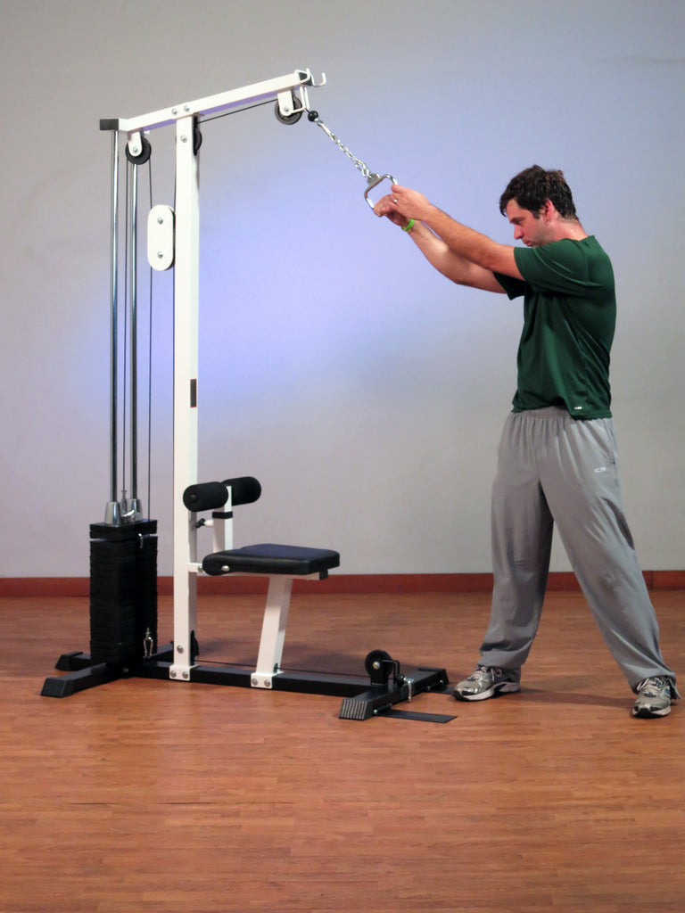 Competitor Lat Machine w/ 200 LB Weight Stack – YukonFitness